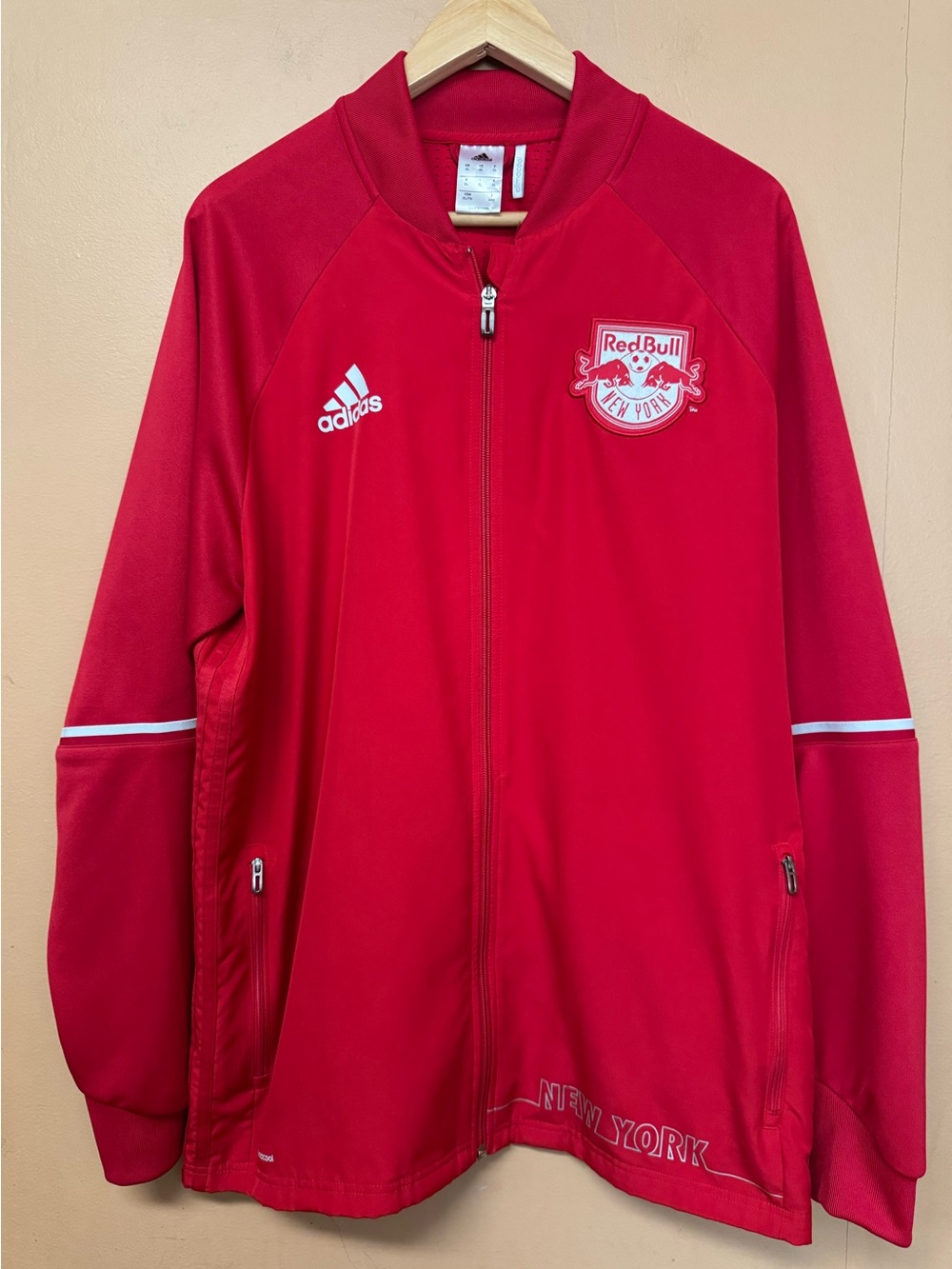 Adidas Red Bull New York MLS Zip Up Track Jacket Climacool